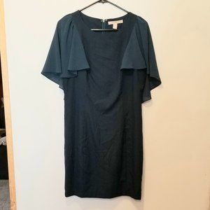 EUC Forever 21 Contemporary Flutter Sleeve Mini Dress - Blue (Medium)